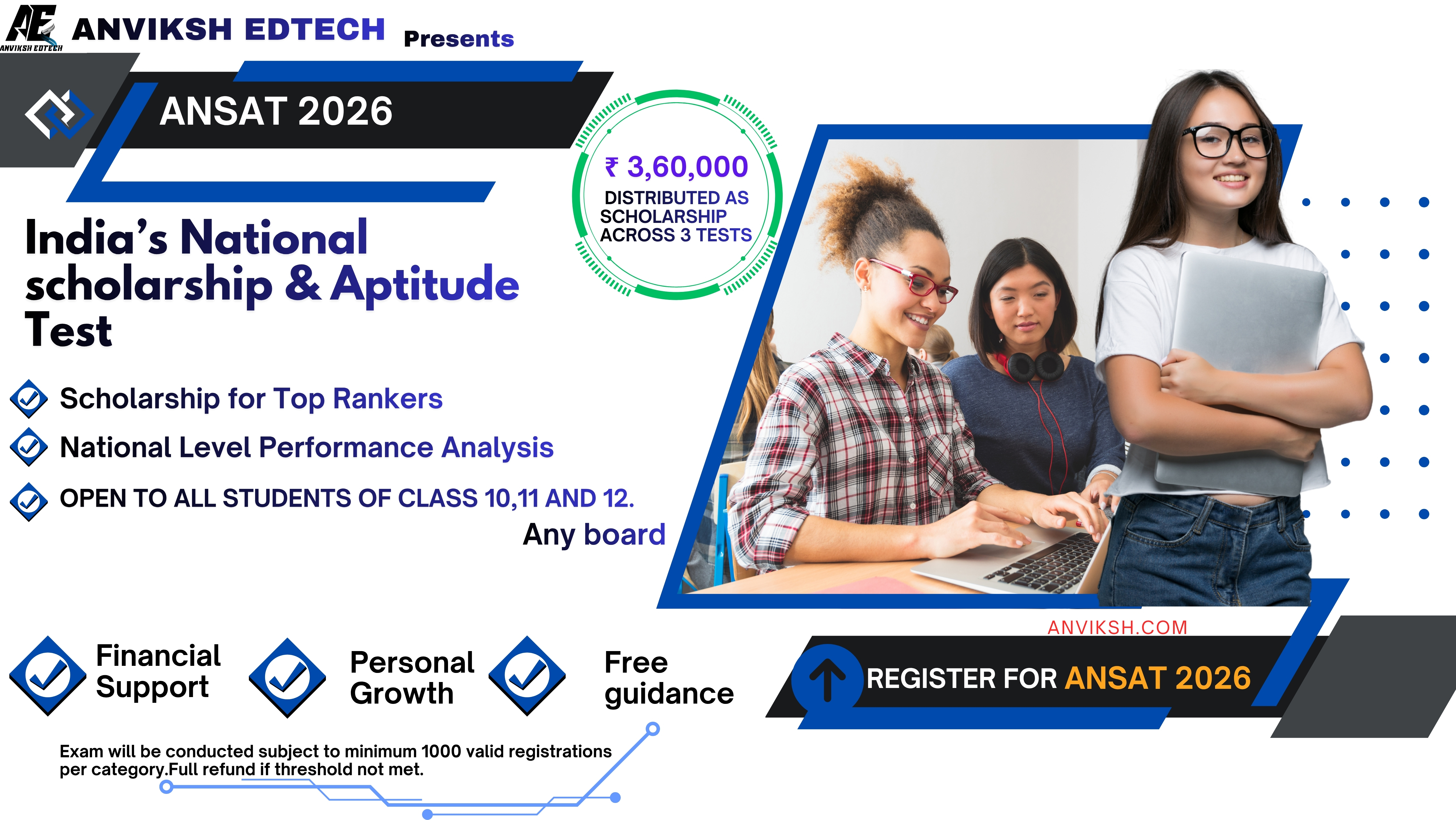 Students preparing for competitive exams with Anviksh EdTech